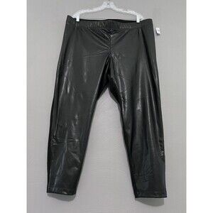 NWT Old Navy Faux Leather Front Leggings Size XXL Petite Women’s Plus Size